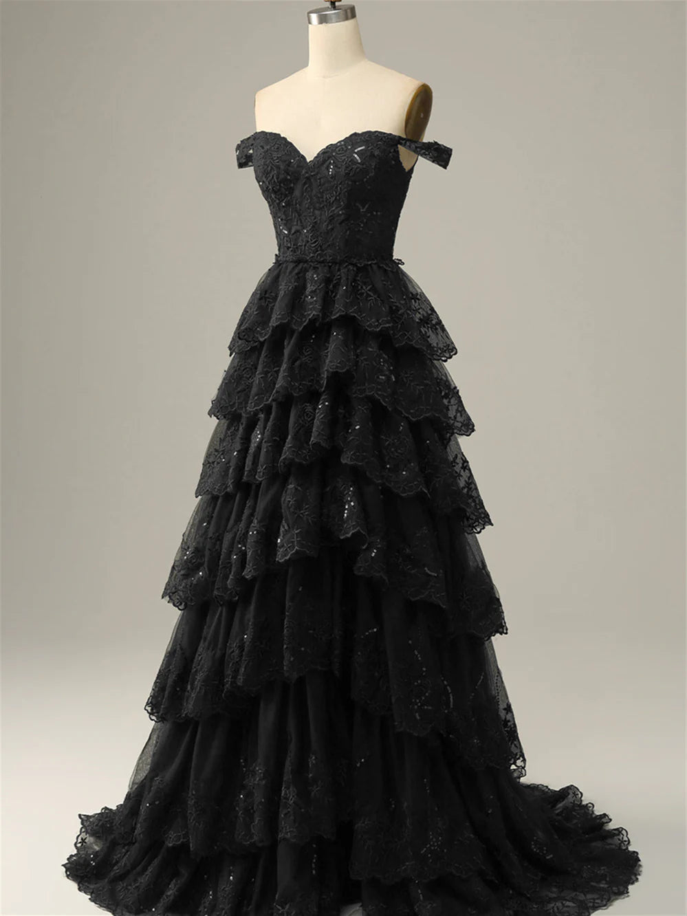 Wholesa A-Line Sweetheart Off The Shoulder Sleeveless Floor-Length Evening Dress