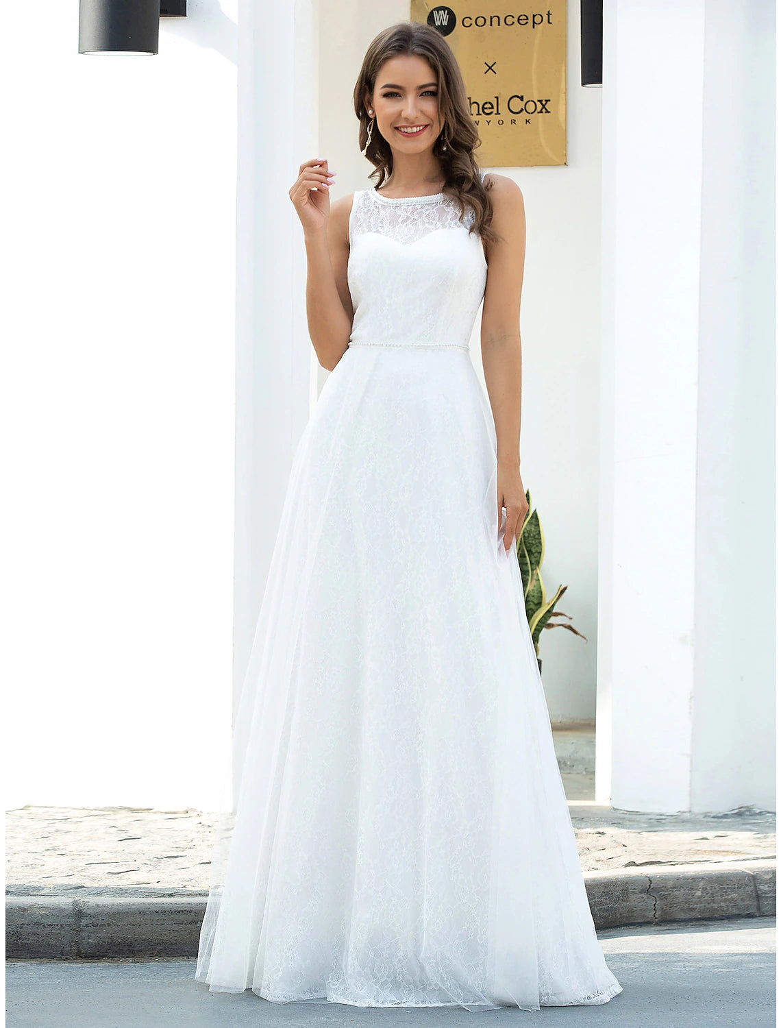 wholesale Beach Wedding Dresses A-Line Scoop Neck Sleeveless Floor Len CNTNZ Dresses Wholesale wholesale Beach Wedding Dresses A-Line Scoop Neck Sleeveless Floor Len CNTNZ Dresses Wholesale