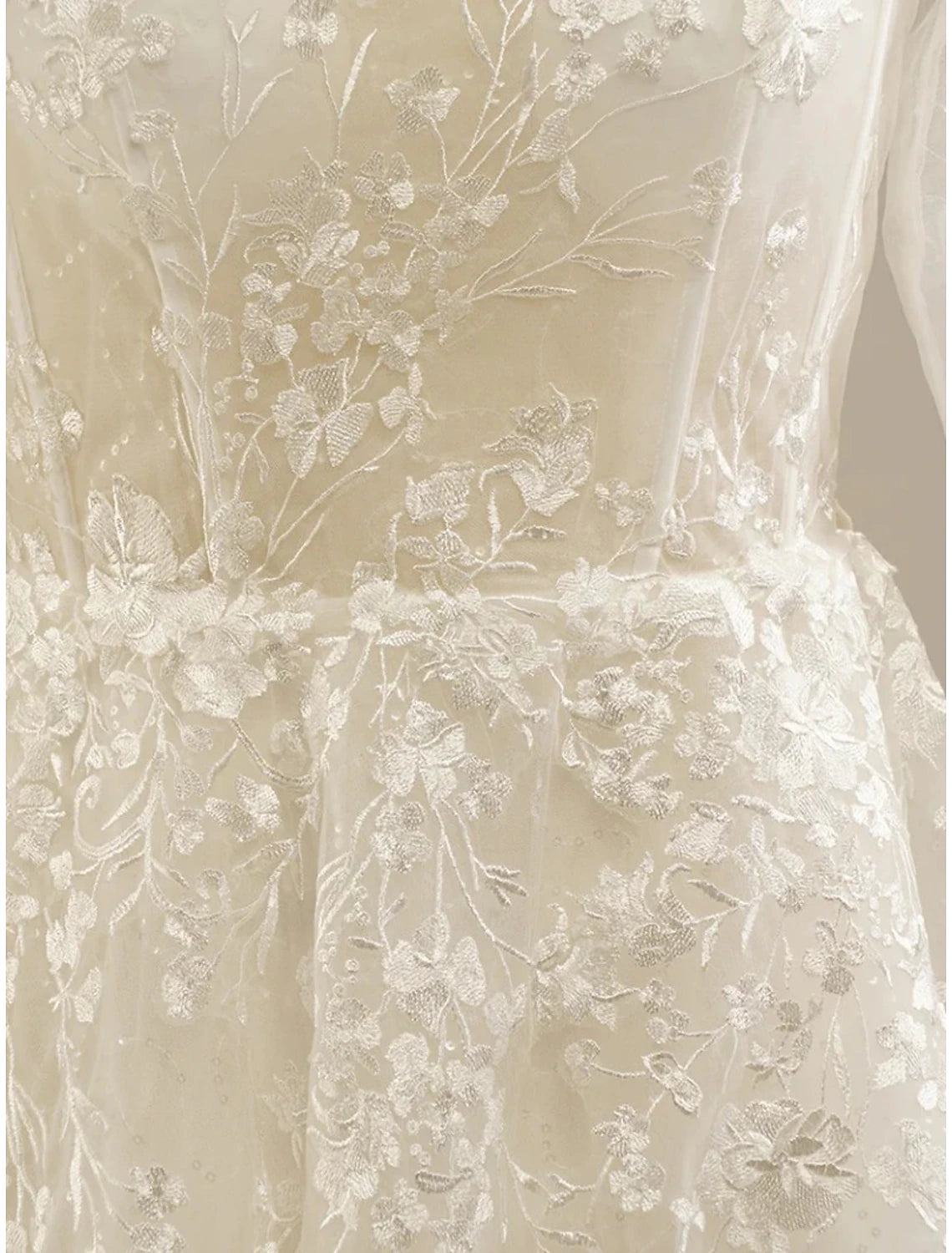 wholesale  Beach Sexy Boho Wedding Dresses A-Line One Shoulder Long Sleeve Sweep / Brush Train Lace Bridal Gowns With Split Front