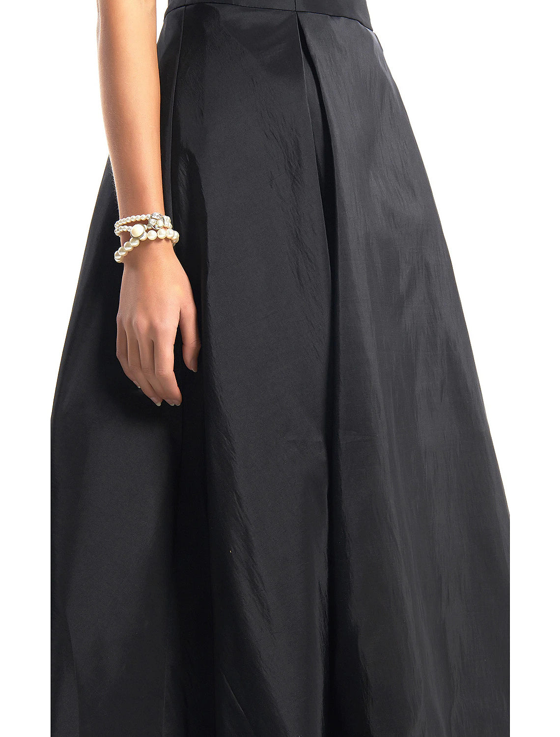 Wholesa  A-Line Black Dress Vintage Homecoming Wedding Guest Tea Length Short Sleeve Boat Neck Taffeta with Buttons