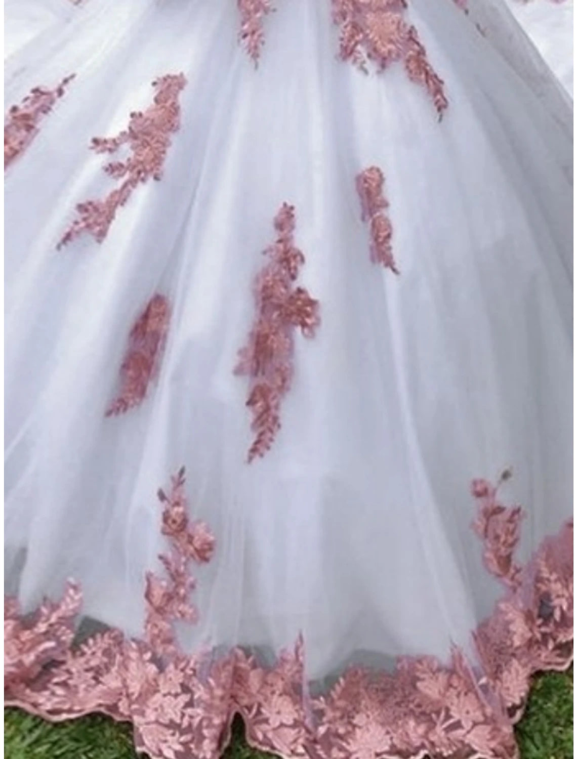 Wholesa Formal Wedding Dresses Ball Gown Off Shoulder Cap Sleeve Court Train Lace Bridal Gowns With Pleats