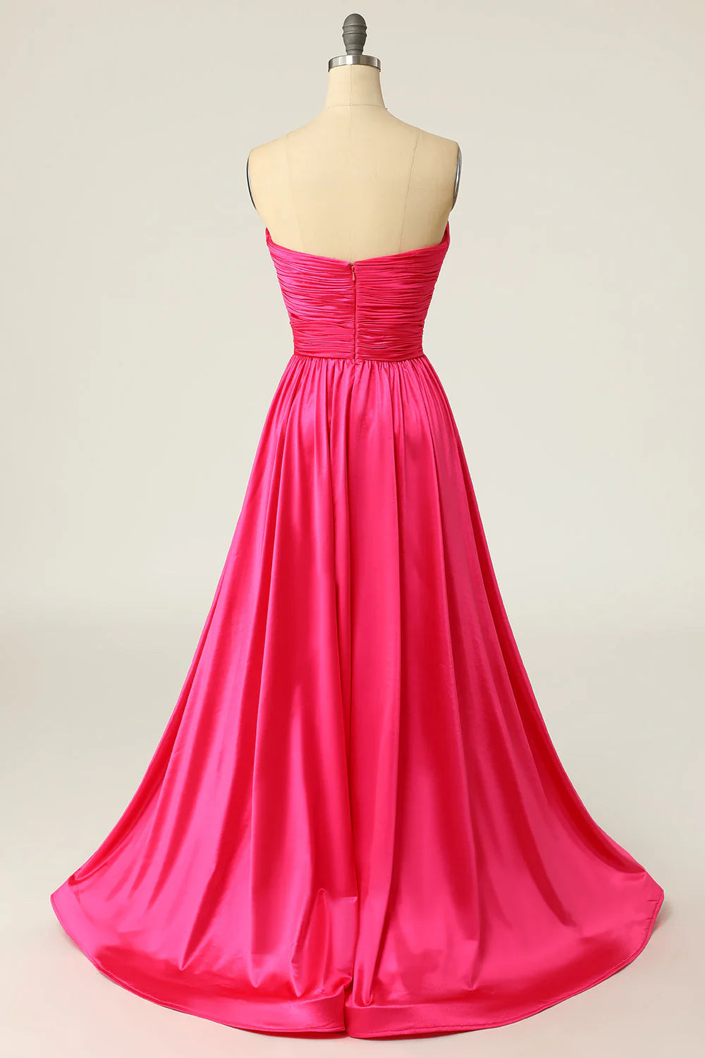 Wholesa A-Line Sweetheart Long Prom Dress with Ruched