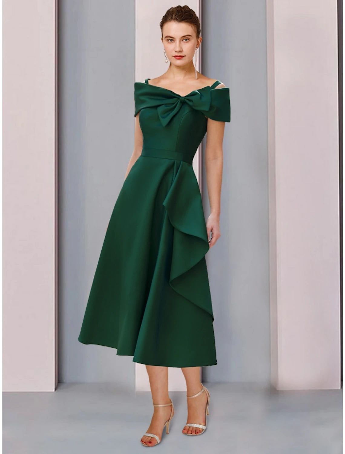 Wholesa A-Line Mother of the Bride Dress Wedding Guest Elegant Off Sho –  CNTNZ Dresses Wholesale