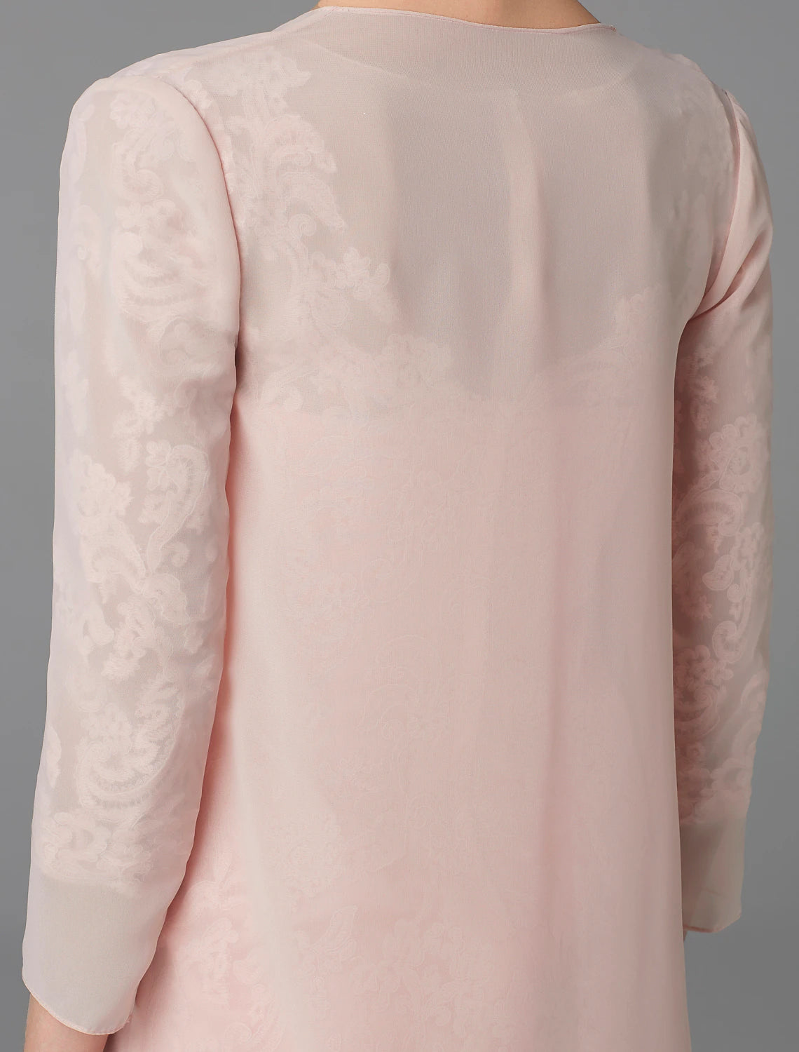 wholesale  Two Piece Sheath / Column Mother of the Bride Dress Church Sparkle & Shine Jewel Neck Knee Length Chiffon Lace 3/4 Length Sleeve Jacket Dresses with Beading Appliques